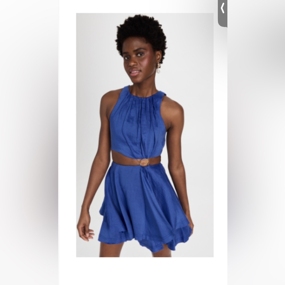 Aje Holt Cut Out Ring Mini Dress